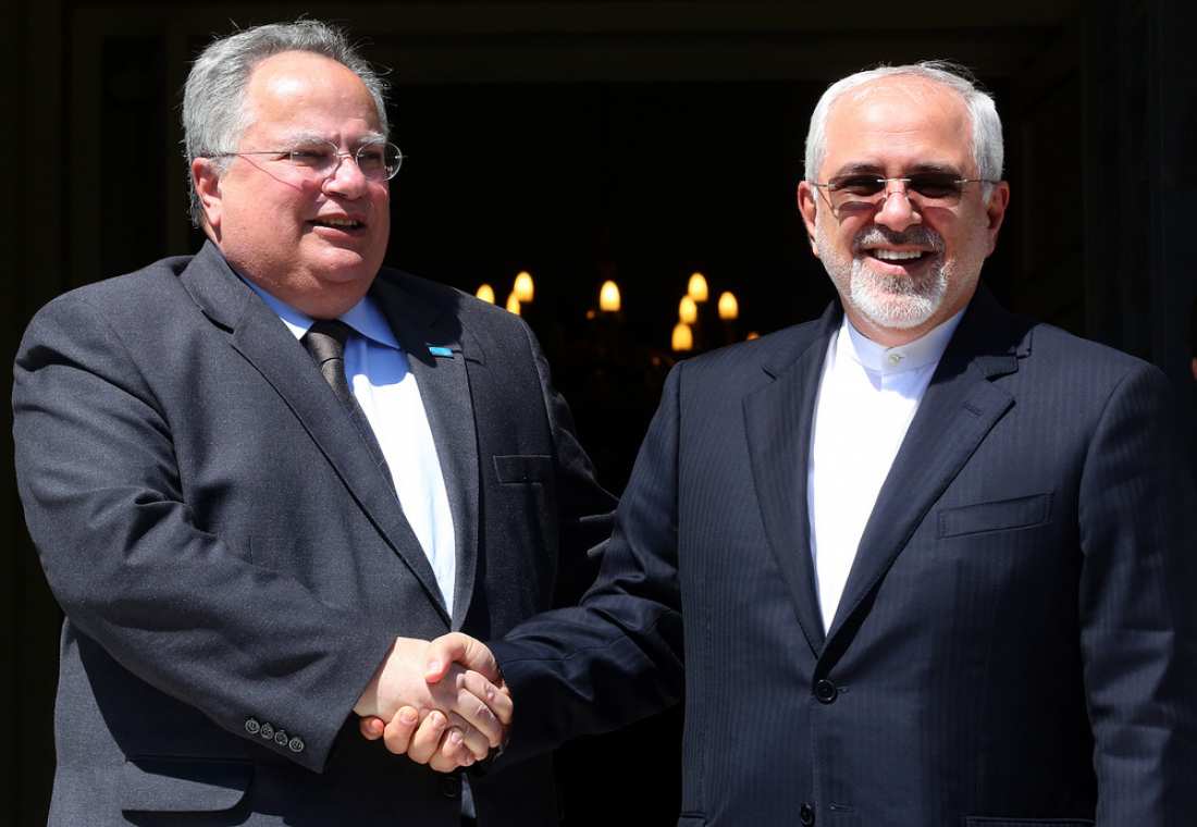 Για την διμερή συνεργασία Ελλάδας-Ιράν συζήτησαν Κοτζιάς-Ζαρίφ