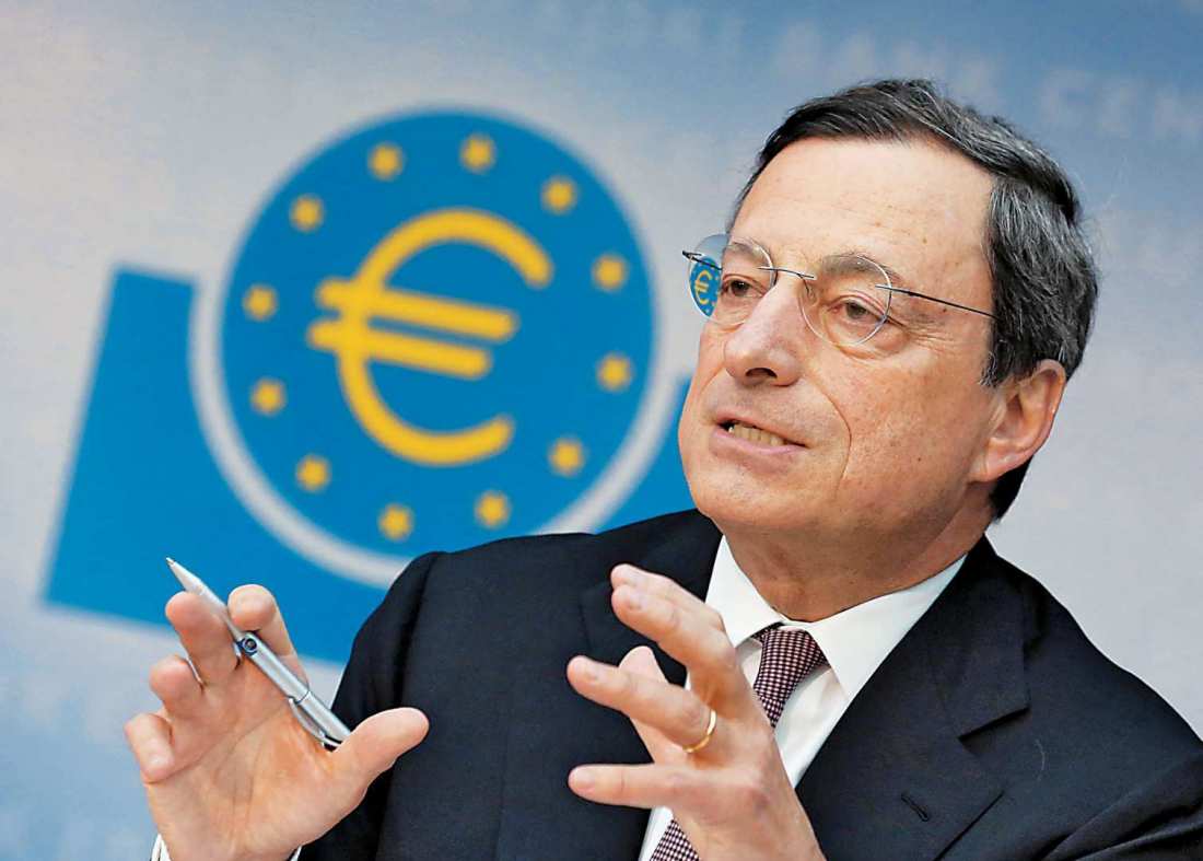 Μ. Ντράγκι: «Η κρίση της Ευρωζώνης ξεπεράσθηκε, η ανάκαμψη είναι όλο και πιο ευρεία και ισχυρή»