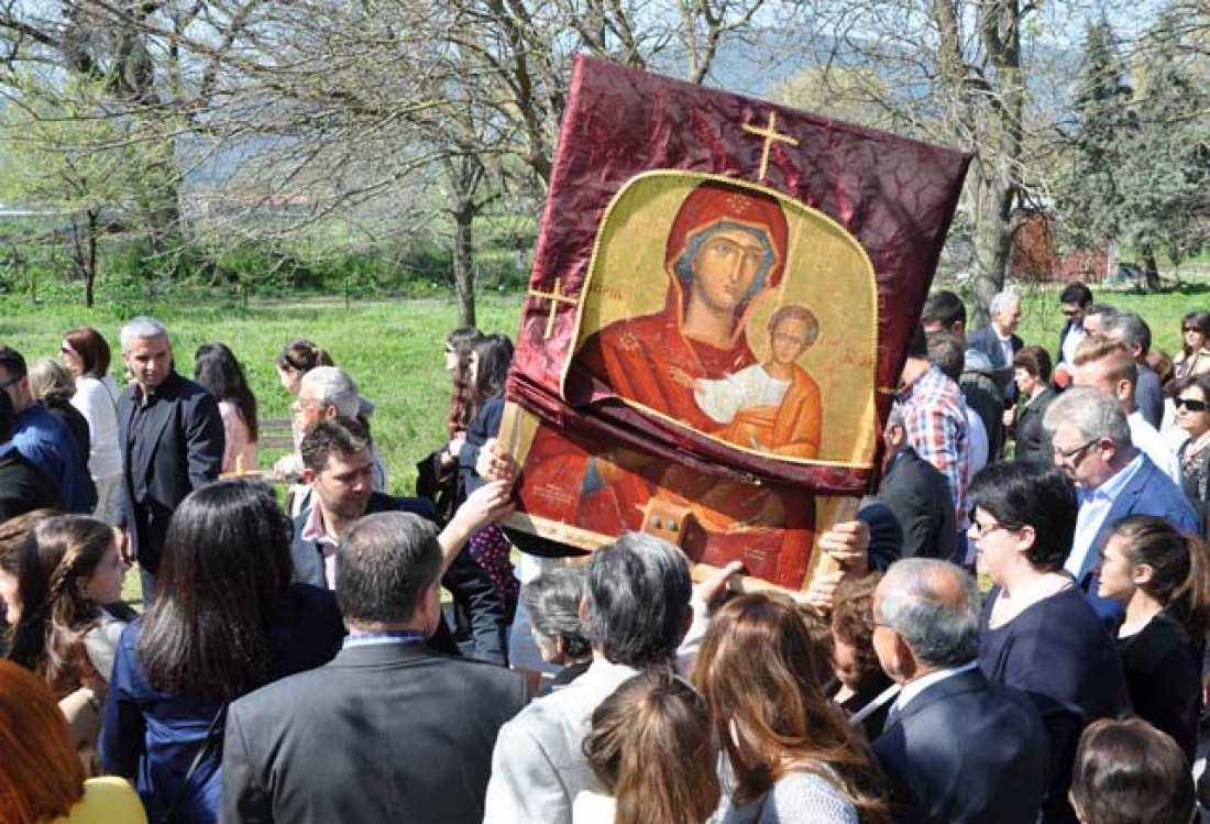 Δεκαπενταύγουστος: Η εικόνας της Παναγίας της Οδηγήτριας στο νομό Τρικάλων