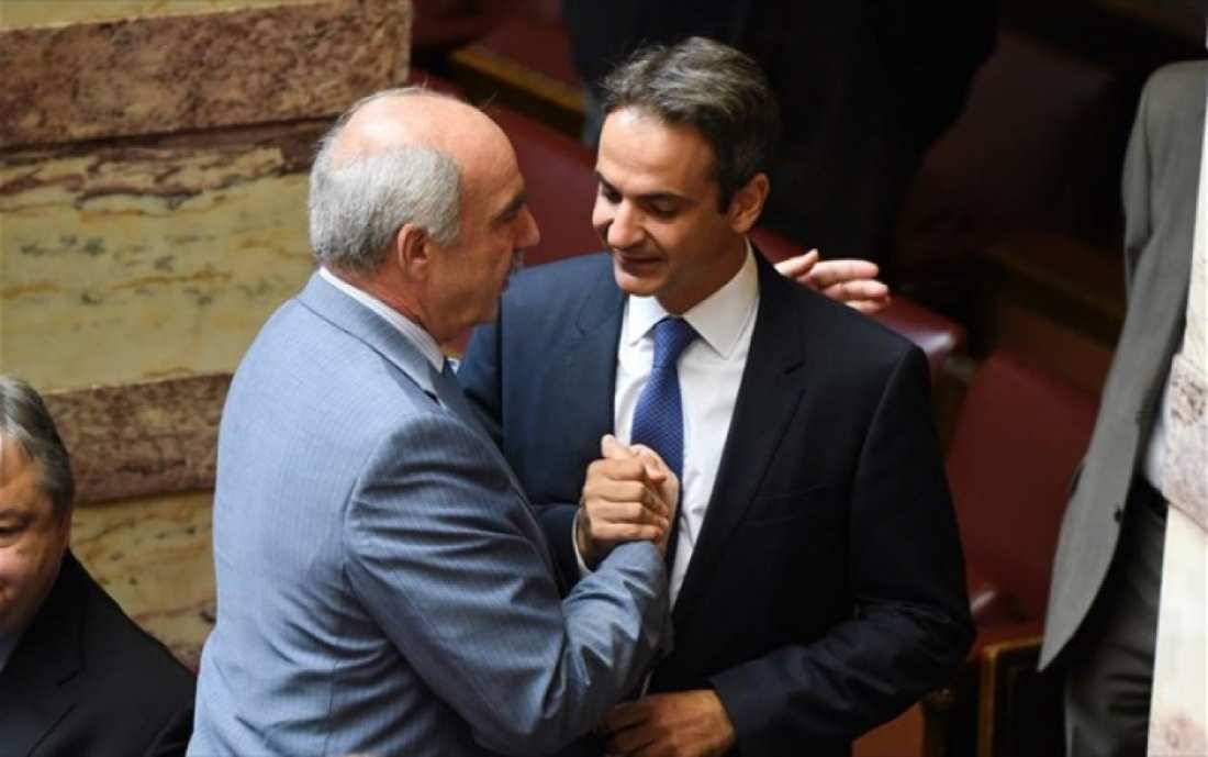 Σε εξέλιξη η συνάντηση Μητσοτάκη-Μειμαράκη
