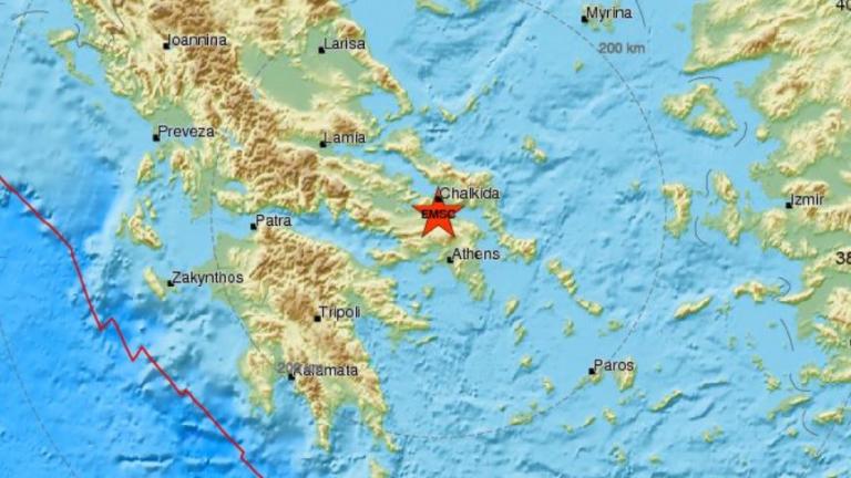 Νέος σεισμός στην Χαλκίδα – Αισθητός στην Αθήνα 
