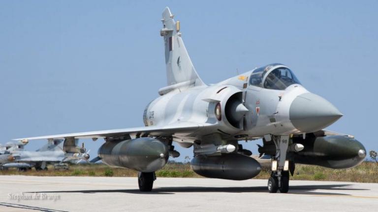 Αυτό είναι το Mirage 2000-5 της πολεμική αεροπορίας που κατέπεσε