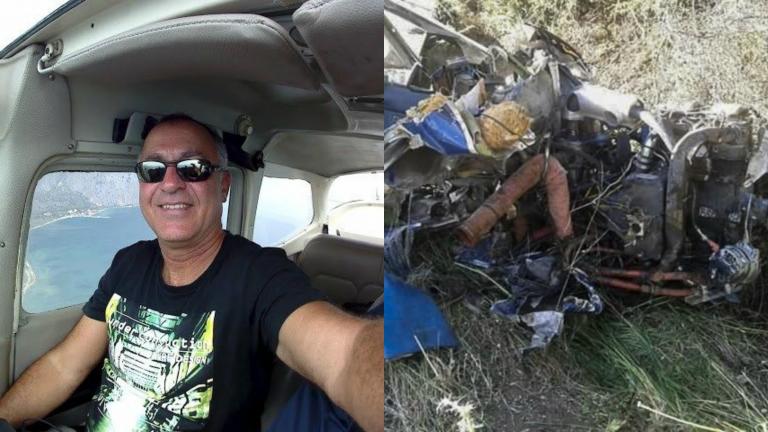 Θρήνος με το μονοκινητήριο αεροσκάφος που κατέπεσε σε επαρχιακό δρόμο της Φωκίδας: Ποιος ήταν ο Τάσος Σταματάκης (ΦΩΤΟ-ΒΙΝΤΕΟ)