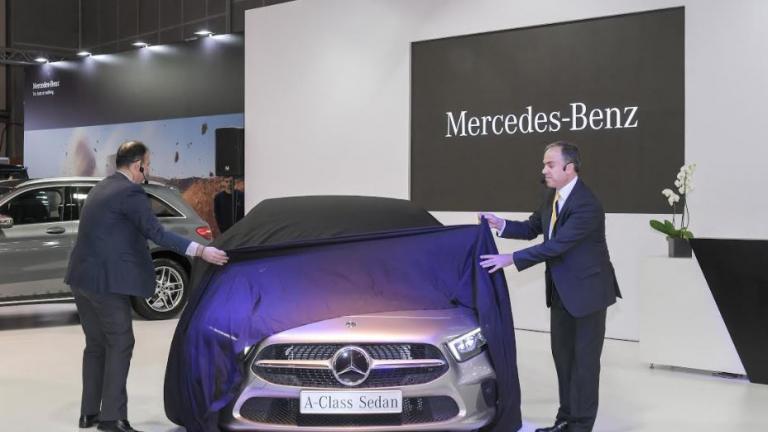 H Mercedes-Benz Ελλάς στην Αυτοκίνηση-ΕΚΟ 2018 αποκάλυψε την νέα Α-ClassSedan