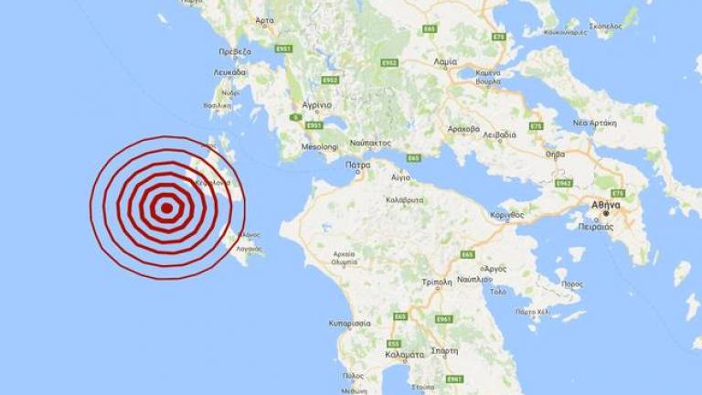 Σεισμός τώρα: Δόνηση 4,4 βαθμών Ρίχτερ ανοιχτά της Ζακύνθου