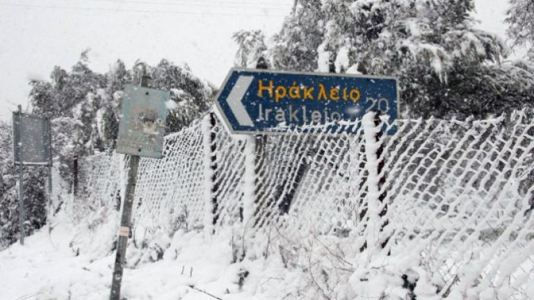 Κακοκαιρία Τηλέμαχος: Ένταση των χιονοπτώσεων αναμένεται στην Κρήτη