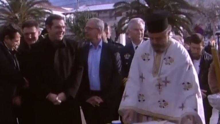 Τον εορτασμό των Θεοφανείων παρακολούθησε ο πρωθυπουργός στη Σαμοθράκη