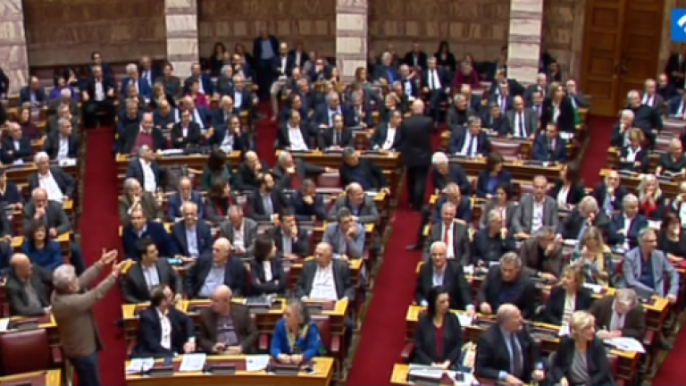 Ολοκληρώθηκε στην Ολομέλεια της Βουλής η ψηφοφορία για την κύρωση της Συμφωνίας των Πρεσπών