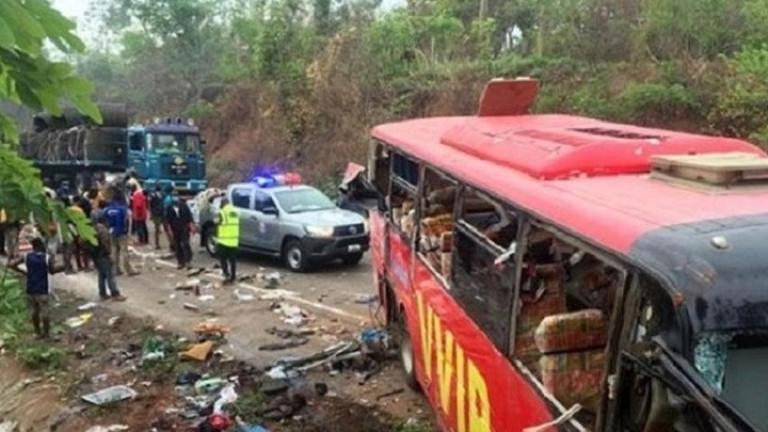 Σύγκρουση λεωφορείων με 62 νεκρούς στη Γκάνα