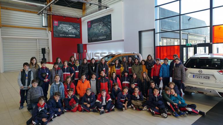 Μαθητές, επισκέφθηκαν  το εργοστάσιο της Nissan στην Βαρκελώνη