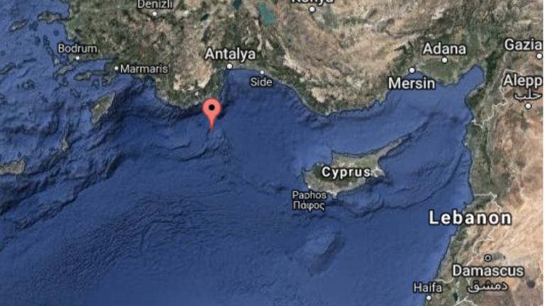 Οι Τούρκοι αποκλείουν περιοχή 10 ναυτικών μιλίων πέριξ του Καστελόριζου