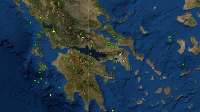 Σεισμός τώρα: Σεισμική δόνηση στην περιοχή του Αγρινίου και της Πρέβεζας