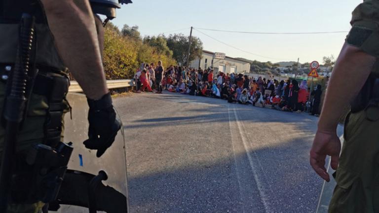 Αναβρασμός στη Μόρια: Νέα διαμαρτυρία των προσφύγων και μεταναστών