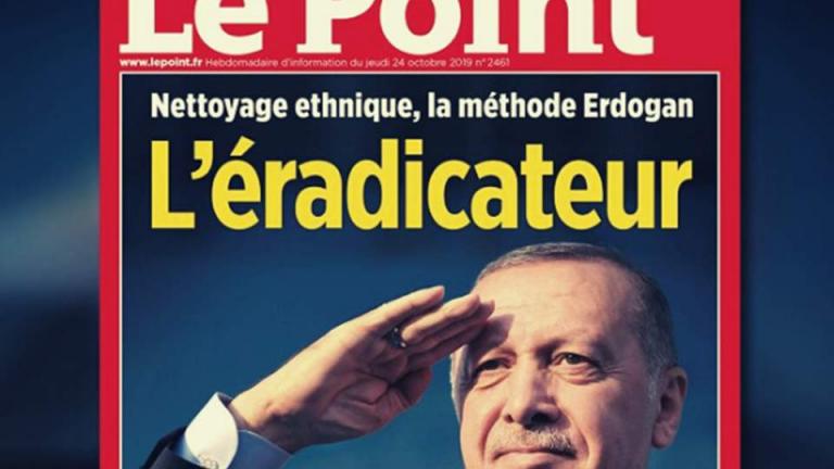  Ο εξολοθρευτής του Τύπου Ερντογάν μήνυσε το «Le Point» για τον χαρακτηρισμό του «εξολοθρευτή» των Κούρδων
