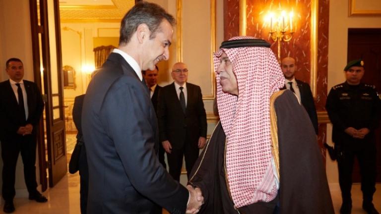 Συνάντηση Κυρ. Μητσοτάκη με τον Σαουδάραβα υπουργό Εμπορίου και Επενδύσεων 