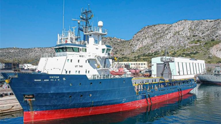 «Ηρακλής»: Δεύτερη δωρεά Πλοίου Γενικής Υποστήριξης στο Πολεμικό Ναυτικό από την οικογένεια Λασκαρίδη