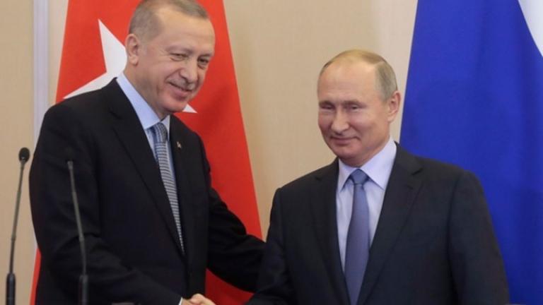 Επικοινωνία Πούτιν - Ερντογάν για κορονοϊό, Συρία και ενεργειακά