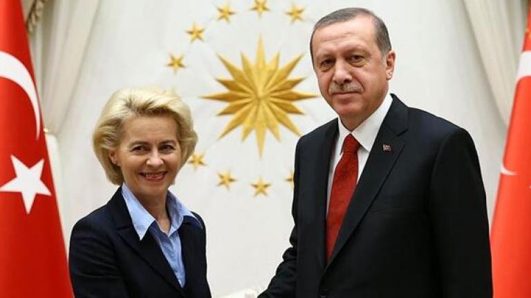 Ολοκληρώθηκε η τηλεδιάσκεψη της προέδρου της Κομισιόν με τον πρόεδρο της Τουρκίας Ρετζέπ Ταγίπ Ερντογάν