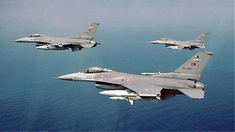 Υπερπτήσεις τουρκικών F-16 πάνω από Μακρονήσι και Ανθρωποφάγους