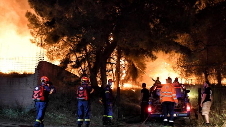 Φωτιά στο Σχίνο Κορινθίας: Καλύτερη η εικόνα, όμως συνεχίζει να είναι μια δύσκολη πυρκαγιά