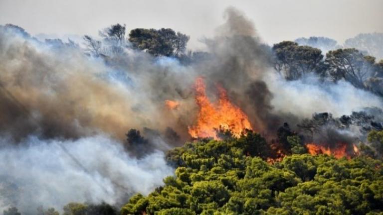 Επικίνδυνη φωτιά στη Λίμνη της Ευβοίας - Εκκενώνονται οικισμοί
