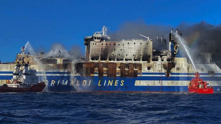 Euroferry Olympia: Κατεπείγουσα προκαταρκτική για τη φωτιά – Στον εισαγγελέα ο πλοίαρχος και οι δυο μηχανικοί