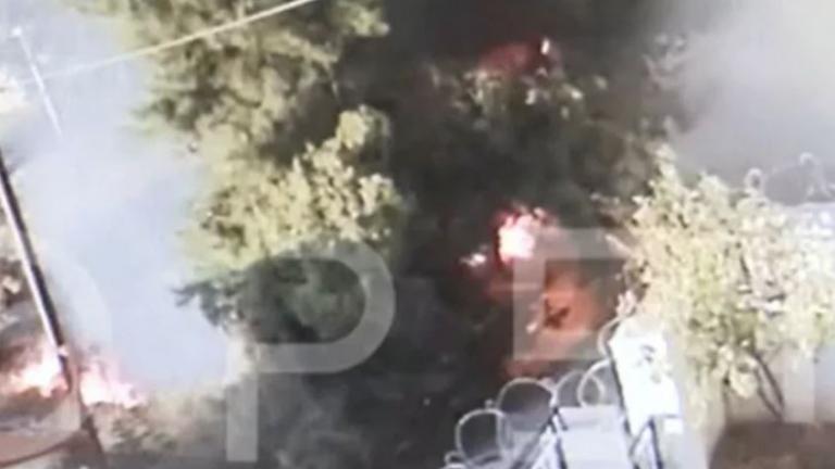 Βίντεο-ντοκουμέντο δείχνει εμπρηστή να βάζει φωτιά στον Ασπρόπυργο