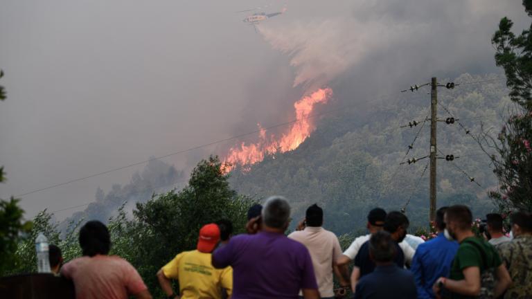 Πύρινα μέτωπα στην Ηλεία: Καλύτερη εικόνα στα μέτωπα της φωτιάς σε Άγναντα και Τραγανό - Σε εξέλιξη η φωτιά στην Βάρδα