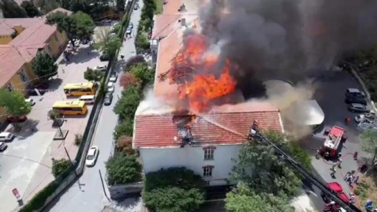 Φωτιά στο ελληνικό νοσοκομείο στην Κωνσταντινούπολη 