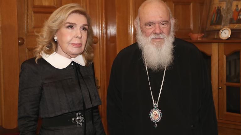 Αρχιεπίσκοπος Ιερώνυμος για τη Μαριάννα Βαρδινογιάννη: «Η ζωή και οι αγώνες της θα αποτελούν πρότυπο για τις επόμενες γενιές»