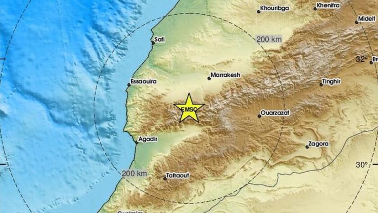 Σεισμός 6,9 ρίχτερ στο Μαρόκο