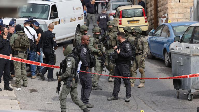 iSRAELI POLICE JERUSALEM SHOOTING