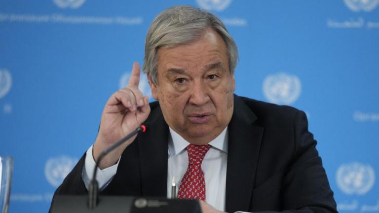 Ο επικεφαλής του ΟΗΕ καλεί το Ισραήλ να αποφύγει την επιδείνωση της ανθρωπιστικής κρίσης στη Γάζα