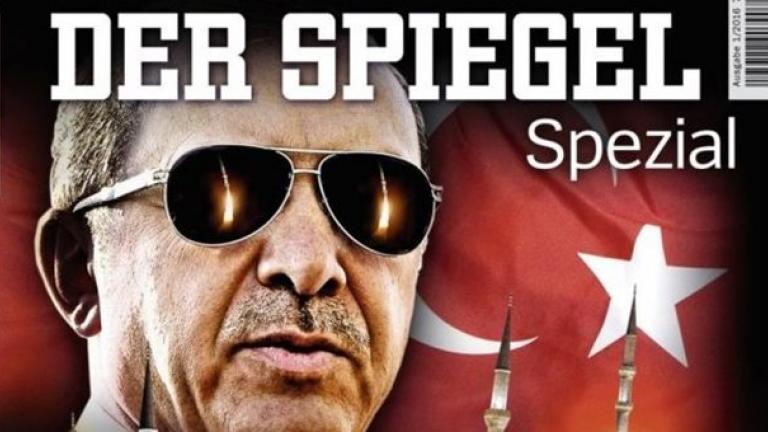 "Προκλητικό" χαρακτηρίζει η Άγκυρα το ειδικό τεύχος του περιοδικού Der Spiegel που παρουσιάζει τον πρόεδρο Ερντογάν σαν δικτάτορα
