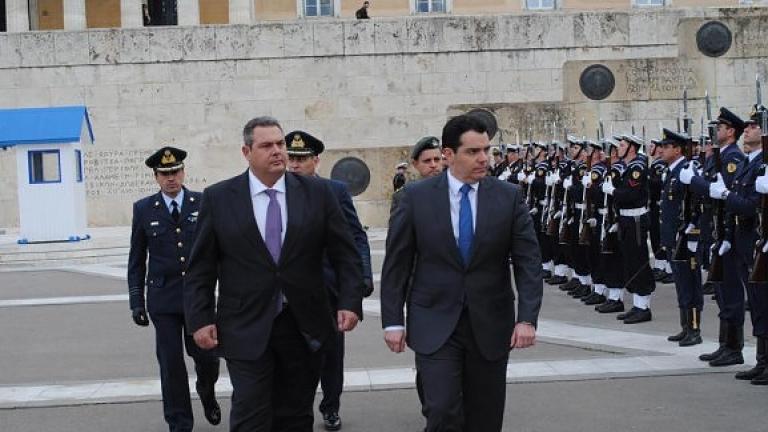 Συνάντηση εργασίας είχαν στην Αθήνα οι υπουργοί Εθνικής Άμυνας Ελλάδας-Κύπρου