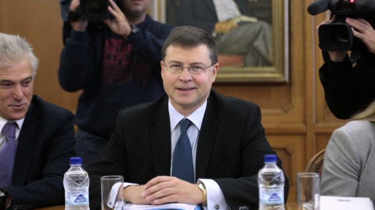 Ο αντιπρόεδρος της Κομισιόν Βάλντις Ντομπρόβσκις