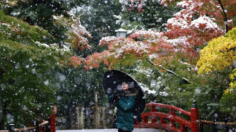 Χιόνι τον Νοέμβριο στο Τόκιο μετά 54 χρόνια
