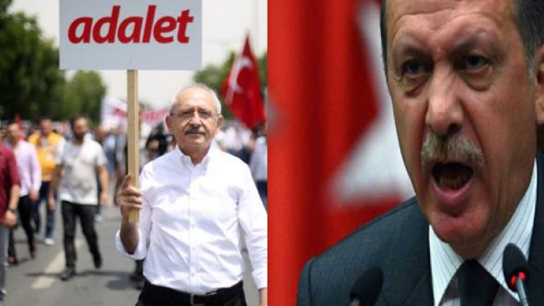 Ερντογάν για την «πορεία δικαιοσύνης» της Αντιπολίτευσης: Υπέρ των «τρομοκρατών» οι Κεμαλικοί  