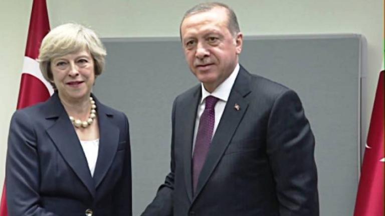 Ερντογάν: Είμαστε αλληλέγγυοι προς το Ηνωμένο Βασίλειο ενάντια στην τρομοκρατία
