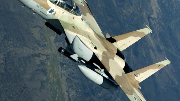 Αεροπορικος βομβαρδισμός Ισραηλινών στα Υψίπεδα του Γκολάν
