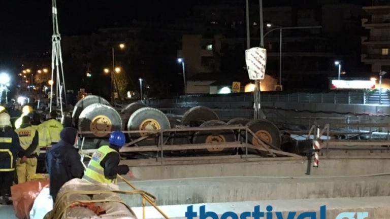 Νεκρός ανασύρθηκε ο άτυχος χειριστής του γερανού στο ΜΕΤΡΟ Θεσσαλονίκης 