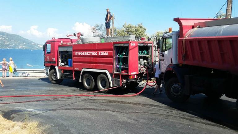 Περιορίστηκαν οι τρεις πυρκαγιές στην Κέρκυρα 