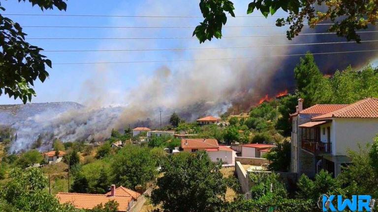 Υπό μερικό έλεγχο η φωτιά στον Πάρνωνα-Κάηκαν 150 στρέμματα δάσους