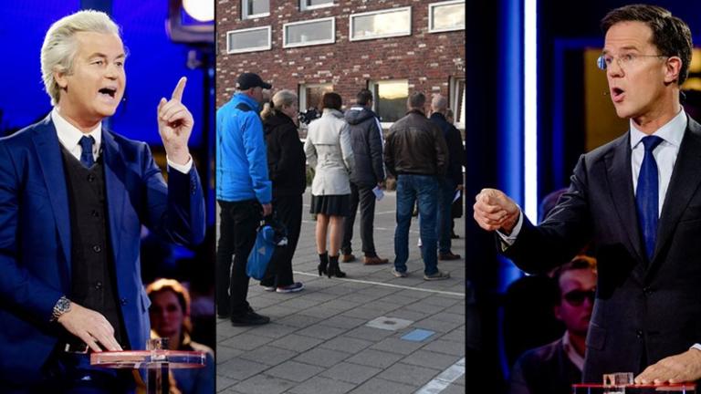Πολύ υψηλότερη, συγκριτικά με το 2012, είναι η συμμετοχή των ψηφοφόρων στις ολλανδικές εκλογές