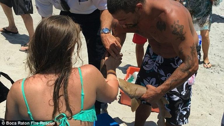 Με καρχαρία γαντζωμένο στο χέρι της μεταφέρθηκε στο νοσοκομείο μια 23χρονη
