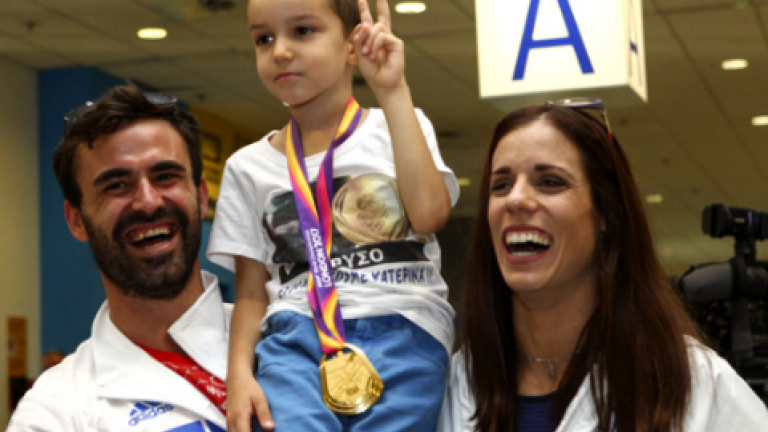 Στην Αθήνα βρίσκεται από το απόγευμα της Παρασκευής η χρυσή παγκόσμια πρωταθλήτρια, Κατερίνα Στεφανίδη (ΦΩΤΟ)