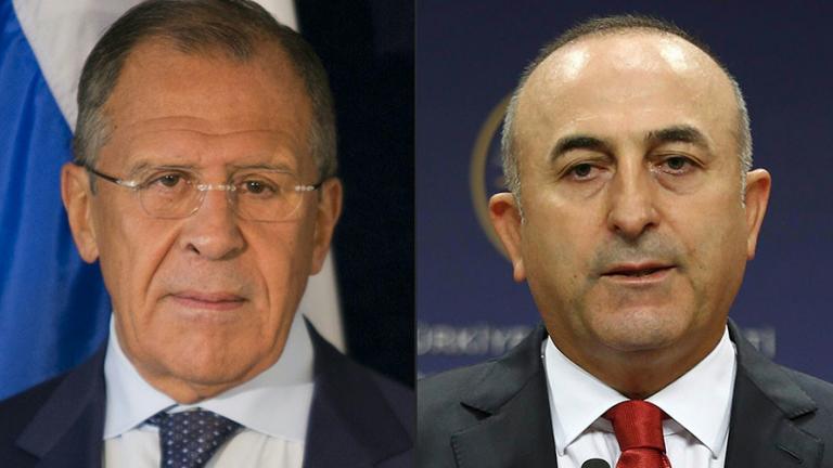 Τις ανησυχίες του εξέφρασε ο Λαβρόφ στον Τσαβούσογλου για τους “στόχους” των Τούρκων στη Συρία 