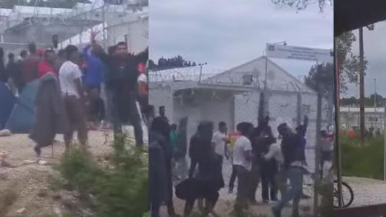 Συγκλονιστικά βίντεο και φωτογραφίες από τον ξεσηκωμό των προσφύγων στη Μόρια
