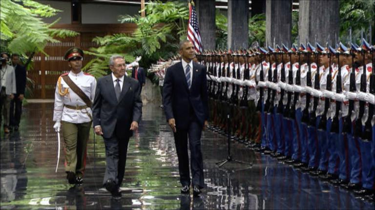 Ιστορική συνάντηση Ομπάμα - Κάστρο στην Αβάνα 