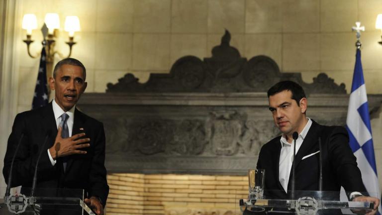 Επίσκεψη Ομπάμα στην Αθήνα: Λύση στο Κυπριακό βλέπει ο Ομπάμα - Τσίπρας: να φύγουν τα στρατεύματα κατοχής